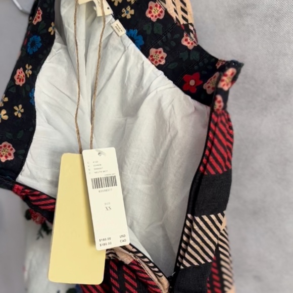 Anthropologie * Let Me Be* ALINE Contrast Mix Print Maxi Skirt XS - Picture 7 of 11